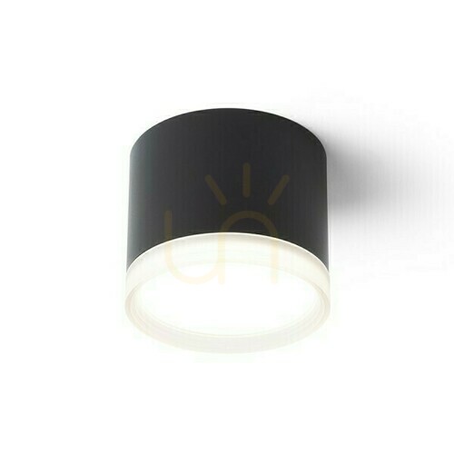 Kontrola Stropní svítidlo Mema Ceiling Black Satin Acrylic 230 V Led Gx53 7 W.