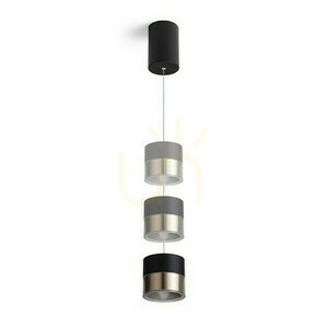 Závěsné svítidlo Juniper s nastavitelnou výškou Černá/zlatá 230 V Led 15 W 30° 3000 K small 2