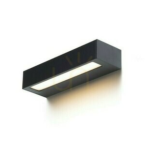 Venkovní nástěnné svítidlo Rendl ASTER 25 černé s mléčným akrylem LED 2 × 6 W 3000 K R14198 small 0