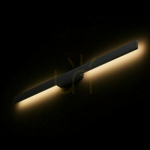 Kontrola Nástěnné svítidlo Bonarea 104 nástěnné svítidlo Black Satin acrylic 230 V Led 18 W 120° Ip54 3000 K