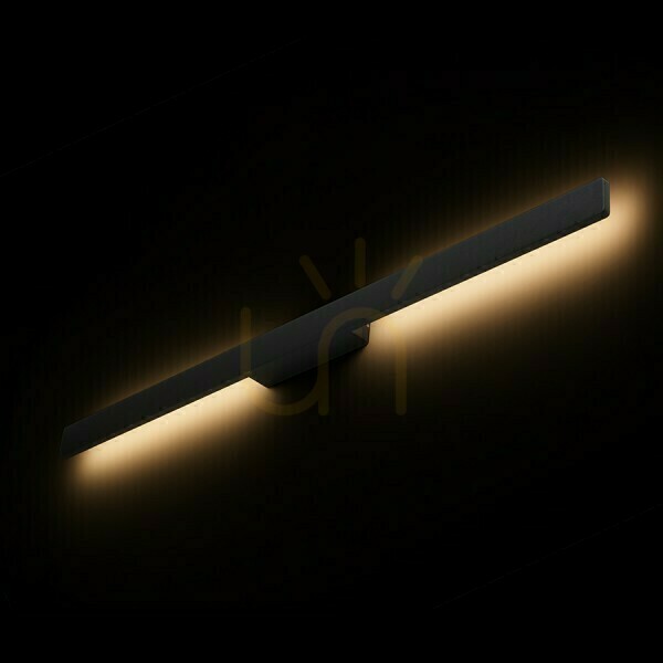 Náhled Nástěnné svítidlo Bonarea 104 nástěnné svítidlo Black Satin acrylic 230 V Led 18 W 120° Ip54 3000 K Nástěnné svítidlo Bonarea 104 nástěnné svítidlo Black Satin acrylic 230 V Led 18 W 120° Ip54 3000 K