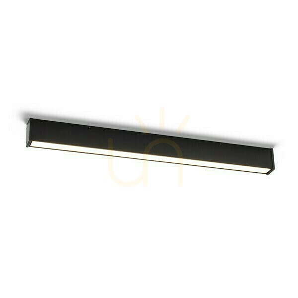 Pohled Plafonds Outdoor Carme 100 Surface Mounted Black 230 V Led 35 W Ip65 3000 K Plafonds Outdoor Carme 100 Surface Mounted Black 230 V Led 35 W Ip65 3000 K