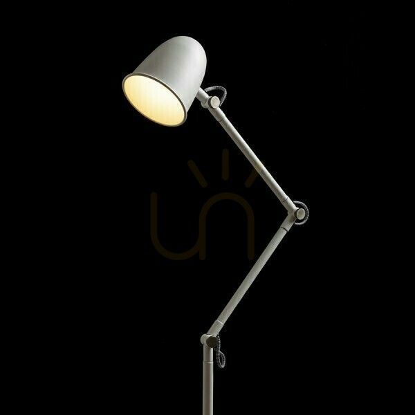 Pohled Stojací lampa Rendl Danny bílá / matný nikl E14 5 W R14189 Stojací lampa Rendl Danny bílá / matný nikl E14 5 W R14189