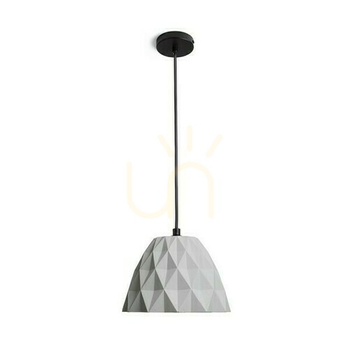 Kontrola Závěsné svítidlo NAPLES betonové geometrické Ø19,8 cm E27 Rendl R14183