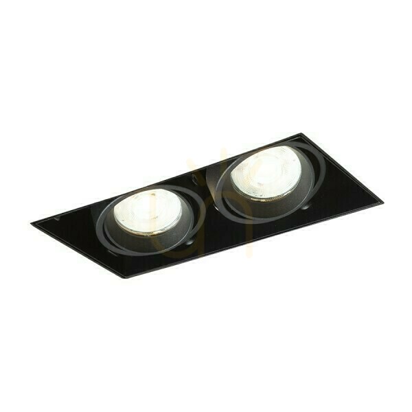 Kontrola Electra Ii Gu10 bezrámové zapuštěné svítidlo černé 230 V Led 8 W. Electra Ii Gu10 bezrámové zapuštěné svítidlo černé 230 V Led 8 W.