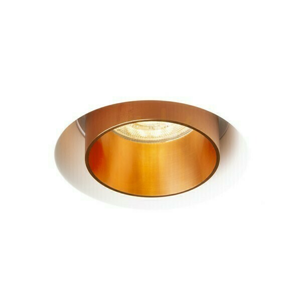 Pohled Zapuštěné směrové svítidlo Daytona Gypsum/Copper Brushed 230 V Led Gu10 8 Watt Recessed Luminaire. Zapuštěné směrové svítidlo Daytona Gypsum/Copper Brushed 230 V Led Gu10 8 Watt Recessed Luminaire.