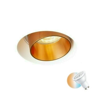 Zapuštěné směrové svítidlo Daytona Gypsum/Copper Brushed 230 V Led Gu10 8 Watt Recessed Luminaire. 0 Zapuštěné směrové svítidlo Daytona Gypsum/Copper Brushed 230 V Led Gu10 8 Watt Recessed Luminaire. small 0