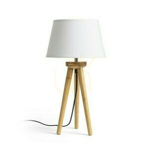Stolní podstavec Rendl BASCO z bambusu E27 R14146 small 2