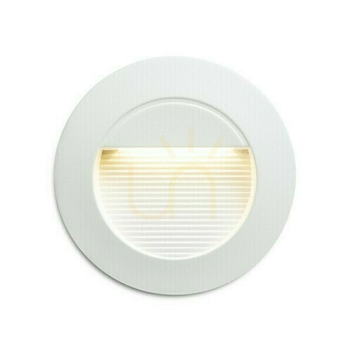 Kontrola Marco 70 Venkovní zapuštěné svítidlo bílé 230 V Led 3 W Ip65 3000 K