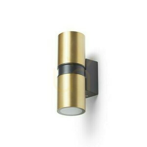 Venkovní nástěnné svítidlo Mano Brushed Brass/Black 230 V Led Gu10 2x8 W Ip54 2 Venkovní nástěnné svítidlo Mano Brushed Brass/Black 230 V Led Gu10 2x8 W Ip54 small 2