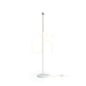 Emmett Stínidlo příslušenství Podlahový stojan bílý chrom 230 V Led E27 15 W. 1 Emmett Stínidlo příslušenství Podlahový stojan bílý chrom 230 V Led E27 15 W. small 1