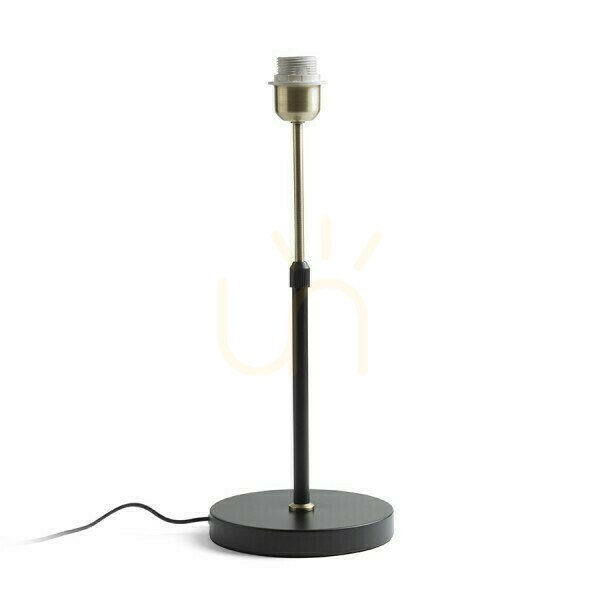 Pohled Emmett Stínidlo příslušenství Stolní stojan černá staromosaz 230 V Led E27 15 W. Emmett Stínidlo příslušenství Stolní stojan černá staromosaz 230 V Led E27 15 W.
