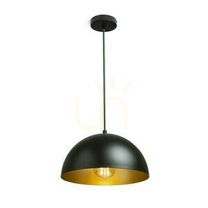 Gladys 30 Černá/zlatá závěsná lampa 230 V Led E27 15 W. 0 Gladys 30 Černá/zlatá závěsná lampa 230 V Led E27 15 W. small 0