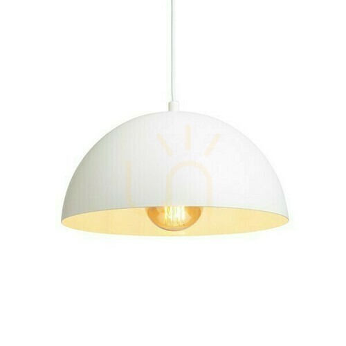 Kontrola Gladys 30 White/White 230 V Led E27 15 W závěsné svítidlo.