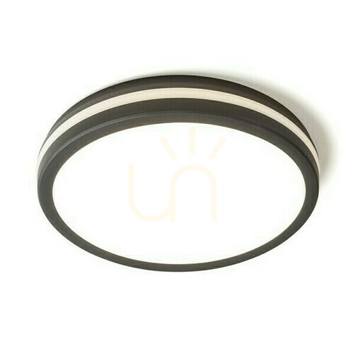Kontrola Plafonds Outdoor Sono 40 Surface Mounted Black Plastic 230 V Led W Ip65 3000 K 4000 6000