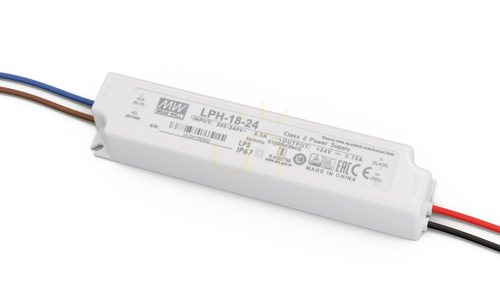 Kontrola Napájecí zdroj MEAN WELL LPH 24V 18W IP67