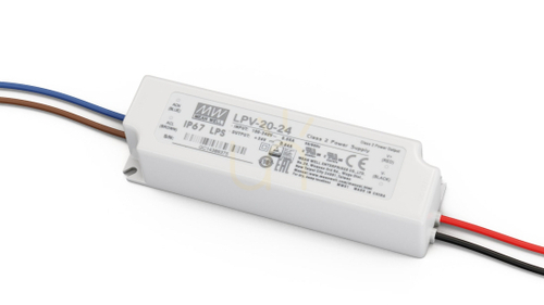 Kontrola Napájecí zdroj MEAN WELL LPV 24V 20W IP67