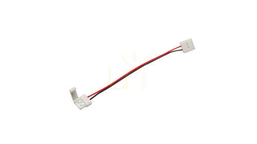 Kontrola Konektor LED pásky 8mm oboustranný kabel se 2 západkami.