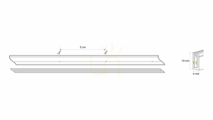 Neon LED Flex 3Y 4x10 140 LED/m 12W/m 24V ZELENÁ, 5m small 1