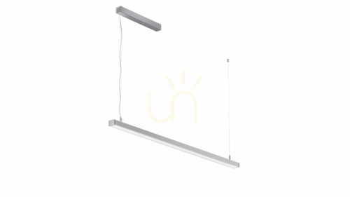 Kontrola LUMINES Stříbrné anodové svítidlo Iledo. 4000K 120cm