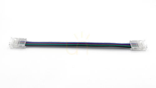 Kontrola Konektor LED PRO C pro 10mm RGBW LED pásky oboustranný s drátem