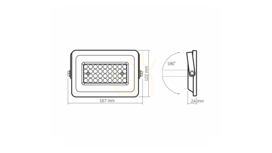 Zobrazit LED reflektor 30W NW SMD IP65, bílý LED reflektor 30W NW SMD IP65, bílý