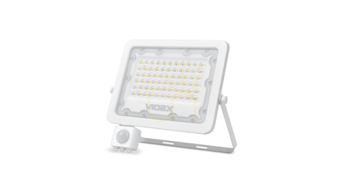 Kontrola LED reflektor 50W NW SMD IP65 PIR, bílý