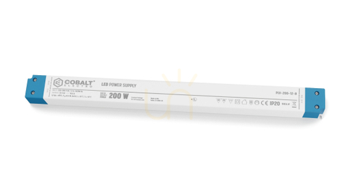 Kontrola CobaltElectro PLV 12V 200W LED zdroj IP20 B