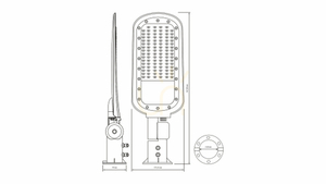 Pouliční lampa LED Stellar2 60W 6600lm NW IP66 small 1