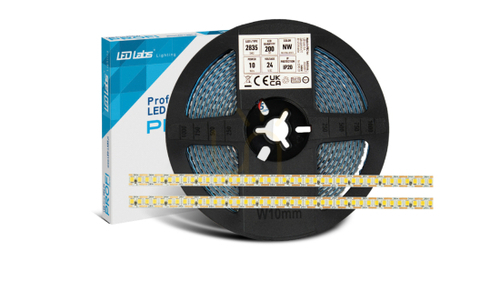 Kontrola Páska PRO 3Y 24V 1000 LED 2835 SMD ONE LED CUT 10W 4000K, 5m