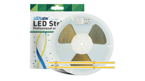 Kontrola LED pásek COB LED Labs 3YB 24V 8W/m 720 lm/m 3000K CRI 90 IP20 320 LED/m 5 m