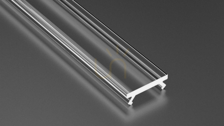 Kontrola Stínidlo pro LED profil LUMINES SLIM v2 PMMA transparentní 1 m
