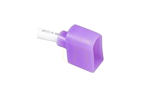 Krytka pro připojení napájení pro Neon Flex HXR One / spodní výstup / fialová / Bergmen small 0