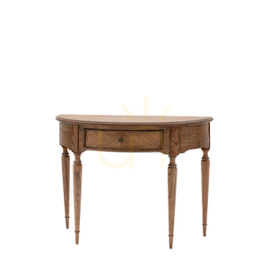 Konzolový stolek Gallery Direct Highgrove Demi Lune z mindi dřeva 92,5 cm 5 Konzolový stolek Gallery Direct Highgrove Demi Lune z mindi dřeva 92,5 cm small 5