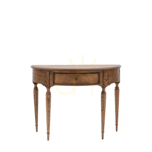 Konzolový stolek Gallery Direct Highgrove Demi Lune z mindi dřeva 92,5 cm 0 Konzolový stolek Gallery Direct Highgrove Demi Lune z mindi dřeva 92,5 cm small 0