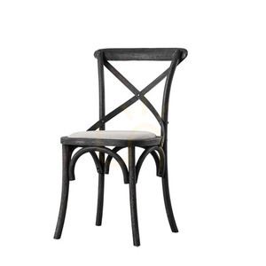 Židle Gallery Direct Cafe černá s plátěným sedákem 2 ks 3 Židle Gallery Direct Cafe černá s plátěným sedákem 2 ks small 3