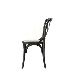 Židle Gallery Direct Cafe černá s plátěným sedákem 2 ks 4 Židle Gallery Direct Cafe černá s plátěným sedákem 2 ks small 4