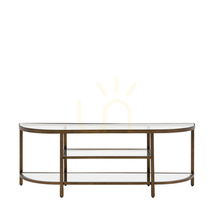 TV stolek Gallery Direct Hudson 120 cm vintage bronz/sklo/MDF 5059413895074 0 TV stolek Gallery Direct Hudson 120 cm vintage bronz/sklo/MDF 5059413895074 small 0