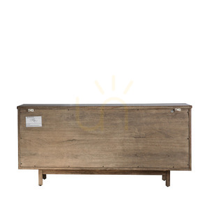Příborník Gallery Direct Kyoto 150 cm přírodní dřevo a ratan, 3 zásuvky 2 posuvné dveře 5 Příborník Gallery Direct Kyoto 150 cm přírodní dřevo a ratan, 3 zásuvky 2 posuvné dveře small 5