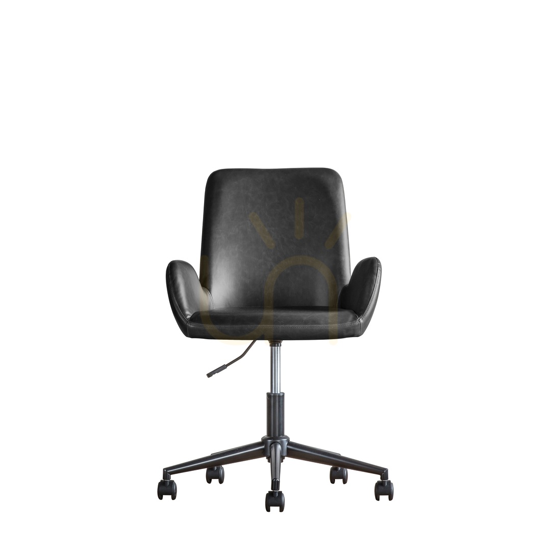 Kontrola Otočná kancelářská židle Gallery Direct Faraday, uhlíková umělá kůže Otočná kancelářská židle Gallery Direct Faraday, uhlíková umělá kůže