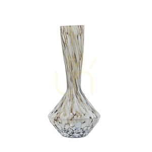 Váza Gallery Direct Aditya z foukaného skla hnědo-bílá 38 cm 0 Váza Gallery Direct Aditya z foukaného skla hnědo-bílá 38 cm small 0