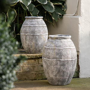 Váza Gallery Direct Zante velká, starožitná šedá, cement, 49 cm 1 Váza Gallery Direct Zante velká, starožitná šedá, cement, 49 cm small 1