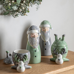 Sobí květináč s pokličkou Gallery Direct zelený dolomit 17,5 cm small 1