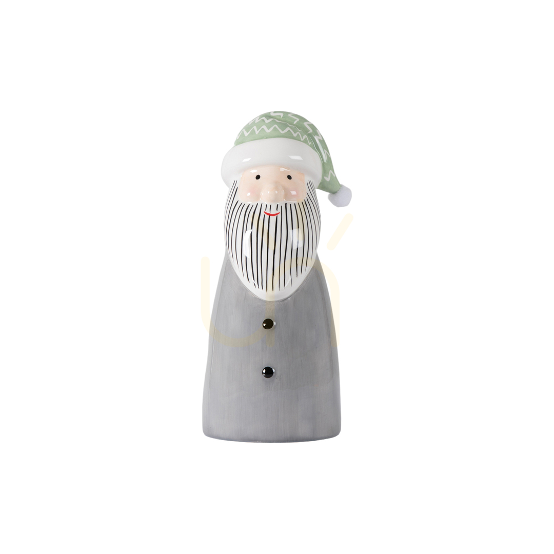 Santa Decor Large Christmas Figurine Gallery Direct, Grey Dolomite, 23 cm 5059413755590