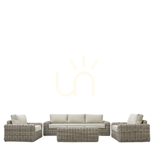 Lounge souprava Gallery Direct Ragusa přírodní umělý ratan 4dílná small 0