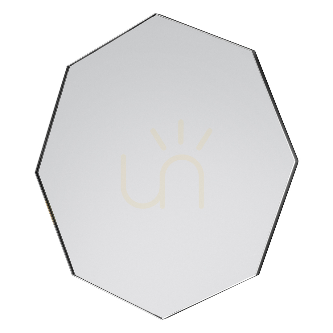 Kontrola Zrcadlo Gallery Direct Bowie Octagon stříbrné 80 × 80 cm Zrcadlo Gallery Direct Bowie Octagon stříbrné 80 × 80 cm