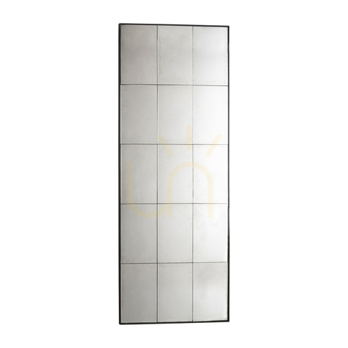 Kontrola Obdélníkové nástěnné zrcadlo Gallery Direct Boxley 62 × 160 cm starožitná úprava