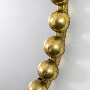 Kulaté zrcadlo Gallery Direct Ceretti zlaté 80 cm small 1
