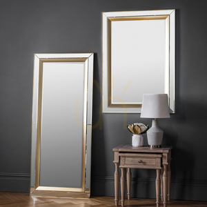 Zrcadlo Gallery Direct Phantom Leaner 69 x 158 cm zlaté celopostavové small 3