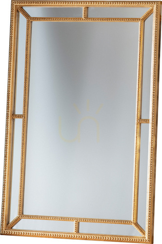 Kontrola Obdélníkové zrcadlo Gallery Direct Sinatra Gold 121 × 80 cm